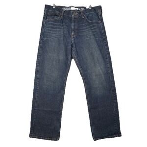Nautica Jeans Mens 36x31 (36x32) Blue Loose Fit Straight Urban Casual Streetwear